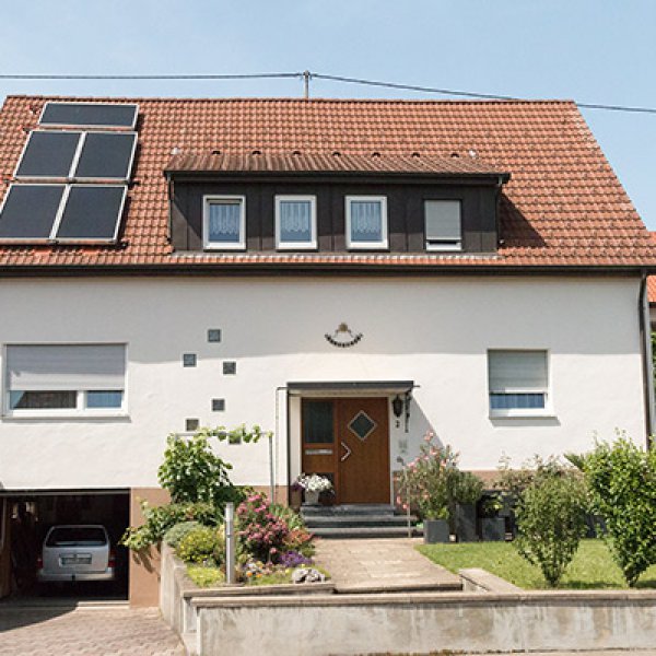 Zweifamilienhaus in Reutlingen - <br />SolvisMax Gasbrennwertkessel